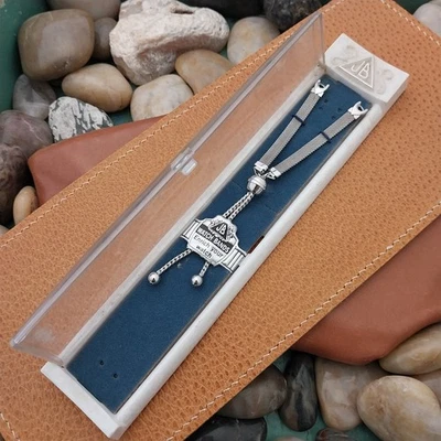 Vintage Ladies White Gold Filled JB Champion Four Seasons Cocktail Watch Band Foto 1 de 4