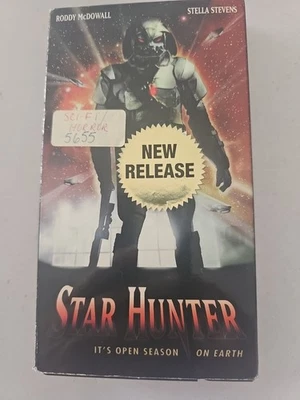 Star Hunter VHS Sci-Fi Horror Roddy McDowall New Horizons - Image 1 of 4