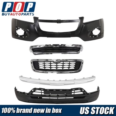 For 2013-2016 Chevrolet Trax 4-Door Front Upper & Lower Bumper Cover With Grill Foto 1 de 4