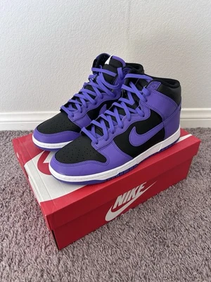 DS New  Nike Dunk High Retro BTTYS Psychic Purple/Black/White Size 10 DD1399 - Image 1 of 4