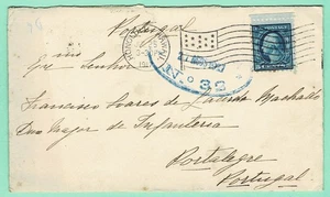 US 5c #466 on 1917 [Jy25] CENSORED Cover HONOLULU HAWAII to Portalegre PORTUGAL - Picture 1 of 2