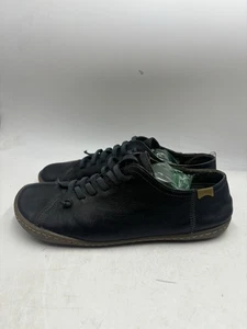 Camper Peu Cami Black Leather Shoes Minimalist Barefoot Men's 42 EU US 9 - Picture 1 of 10