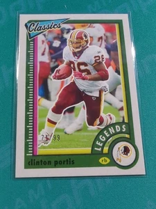 2022 Panini Classics #143 Clinton Portis Red Back /99 Washington Redskins - Picture 1 of 3