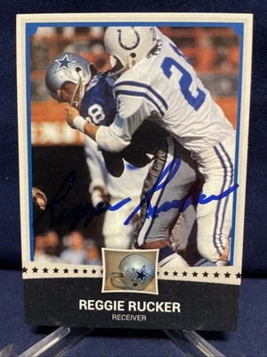 Reggie Rucker -Boston U- Dallas Cowboys Autographed Custom Card - Image 1 of 2