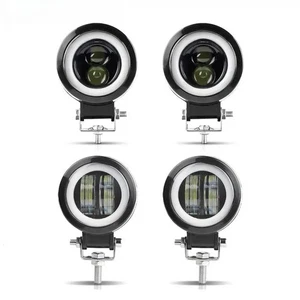Faretto Faretto Testa Led Rotondo 3 Pollici Moto 12/24V per Scooter Bobber - Foto 1 di 27