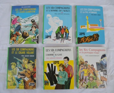les six compagnons lot de 6 livres - Photo 1/3