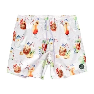 Psycho Tuna Herren Größe Medium neu mit Etikett Boardshorts Bademode tropische Cocktails - Bild 1 von 3