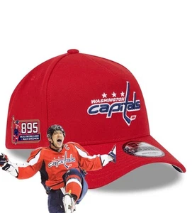 Alex Ovechkin Washington Capitals New Era Goal 895 Patch 9FORTY Red Hat NHL 🚨✅ - Picture 1 of 5