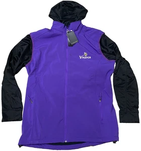 Dunbrooke  2XLT Minnesota Vikinga Purple Big Tall Full Zip Hoodie Jacket Men’s - Picture 1 of 17