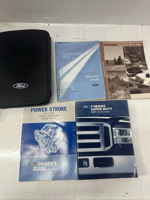 2007 Ford F250 F350 Super Duty 6.0 Diesel Owners Manual Guide Kit Packet OE 07 - Image 1 of 4