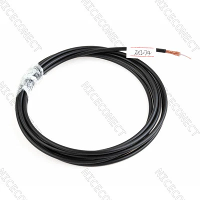 10M RF Coaxial Cable Adapter Connector 50ohm RG174 Coax RG-174 - Image 1 of 2