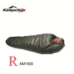 Winter Waterproof Down Sleeping Bag for Camping Hiking Travel Outdoor Use - Picture 1 of 10