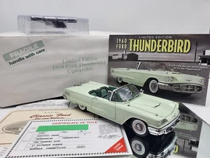 DANBURY MINT LIMITED EDITION 1960 FORD THUNDERBIRD CONVERTIBLE **READ DESCRIPT. - Picture 1 of 24