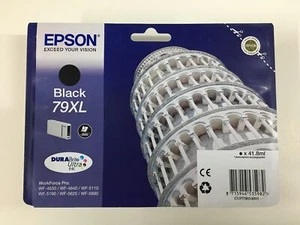 original Epson Tintenpatrone 79XL 41,8ml Black Schwarz ( 01/2026 ) OVP Rechnung - Bild 1 von 1