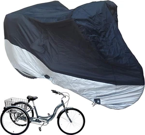 Dreirad-Abdeckung Für Erwachsene, Fahrrad-Abdeckung, Für Outdoor-Fahrräder Und M - Bild 1 von 12