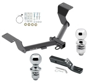 Trailer Tow Hitch For 17-25 Honda CR-V Except Hybrid w/ 1-7/8" and 2" Ball New - Picture 1 of 11