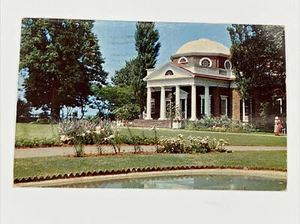 Postcard Monticello Charlottesville VA Little Mountain Thomas Jefferson Home - Picture 1 of 3
