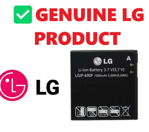 ✅ Batterie de remplacement LG LGIP-690F (1500mAh) - Authentique - C900 C900K E900