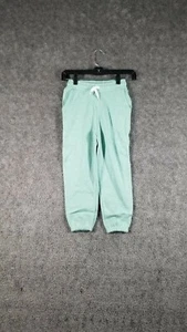 Old Navy Girls Sz S Sweatpants Green NWT Casual Joggers Warm Solid Pockets Loose - Picture 1 of 10
