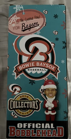 MANNY MACHADO BAYSOX CHRISTMAS BOBBLE HEAD COLLECTOR Cover