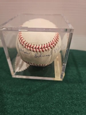 Warren Spahn Signed Official National League Baseball, Authenticated, 5/103 - Image 1 of 4