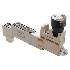 SMC SY30M-N5-P Manifold Interface Regulator, 0-150psi Gauge, 14-100psi Set - Picture 1 of 8