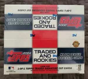 2004 Topps Baseball Traded And Rookies Factory Sealed Jumbo Box - Picture 1 of 4