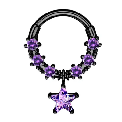 Piercing Hélice Tragus Anillo Labio Oreja Nariz Tabique Calibre 1-16 C321 Foto 1 de 4