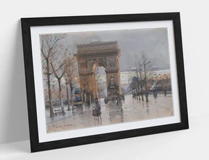 EUGENE GALIEN-LALOUE, PARIS ARC DE TRIOMPHE-FRAMED WALL ART POSTER PRINT 4 SIZES - Picture 1 of 10