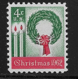 US Scott #1205, Single 1962 Christmas 4c FVF MNH