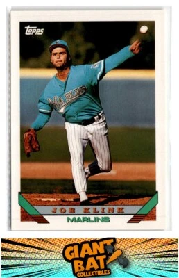 1993 Topps Traded #95T Joe Klink - Image 1 of 2