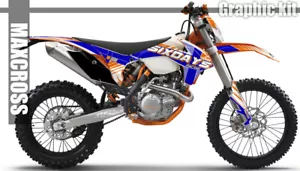 MAXCROSS GRAPHICS KIT FOR EXC XCW SX SXF Four stroke and two stroke 125-500 MSD1 - Picture 1 of 4