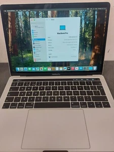 MacBook Pro 2019 13 in 128GB SSD 16GB RAM Core i5 1.4GHz Touch Bar A2159, Silver - Afbeelding 1 van 16