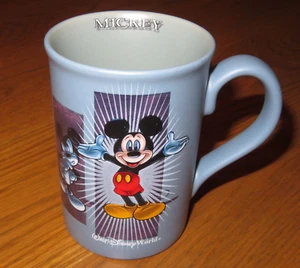 WDW DISNEY PARKS blu opaco TOPOLINO molti umori/volti TAZZA CAFFÈ nome all'interno - Foto 1 di 6