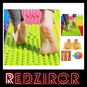 Portable Acupressure Foot Massage Mat - 2 PCS for Yoga and Outdoor Relaxation - Picture 1 of 10
