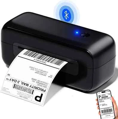 Phomemo PM-246S Direct USB Thermal 4"×6" BLACK Shipping Label Printer  UPS USPS - Image 1 of 4