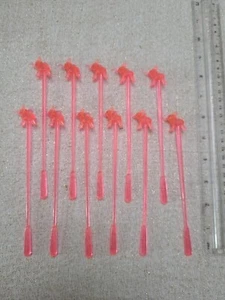 Pink Elephant Drink Stir Sticks Set Of 11 - Picture 1 of 6