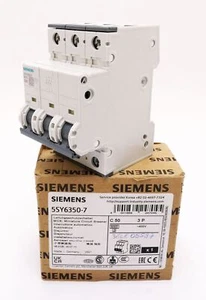 Interruptor de protección de línea Siemens 5SY6350-7 MCB C50 -sin usar/embalaje original- - Imagen 1 de 7