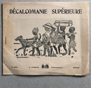 [Colonialisme] — Jean Matet — décalcomanies —  Capendu — circa 1950. - Picture 1 of 5