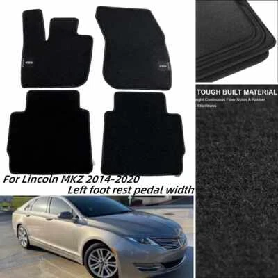 For Fit Lincoln MKZ MKC MKX Car Floor Mats Front & Rear Black Carpets Rugs Auto - Image 1 of 4