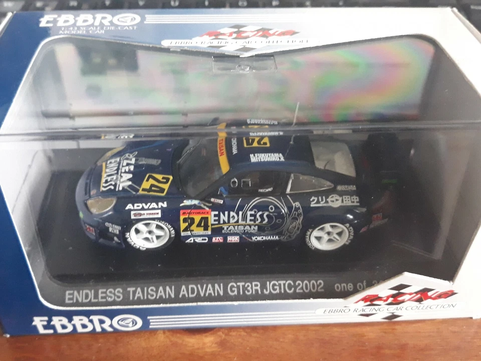 Ebbro 1/43 Porsche 911 GT3R #24 JGTC 2002 370 - Immagine 1 di 1