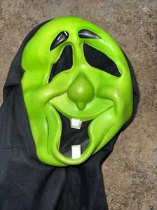 Vintage Frankenstein Rubies Costume Halloween Mask Ghostface Style Green - Picture 1 of 4