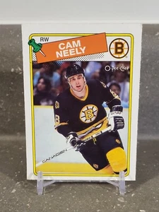 1988-89 O-Pee-Chee Cam Neely #58 Boston Bruins HOF - Picture 1 of 2