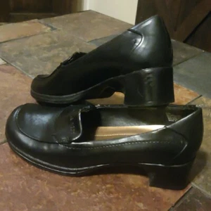 Girls Nine West Dress Loafer Shoes Black 2 1/2 M - Picture 1 of 5