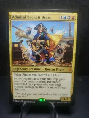 MTG - Admiral Beckett Brass Ixalan Regular Mythic #217/279 Near Mint - Image 1 of 2