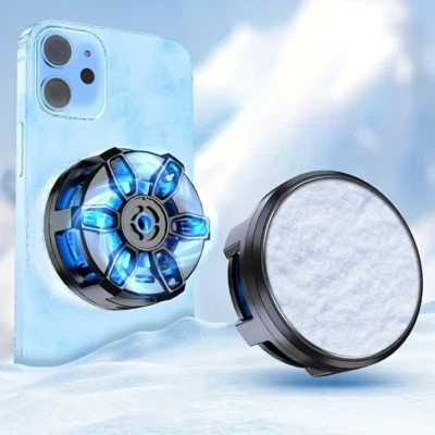 Phone Ice Cooler for Gaming iPhone Android MagSafe Compatible Magnetic Clamp - Image 1 of 4