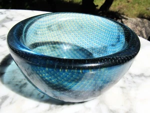 Vintage Mid Century Swedish Orrefors Art Glass Kraka Bowl Sven Palmqvist No. 324 - Picture 1 of 4
