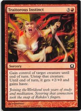 Traitorous Instinct *PLAYSET* Magic MtG x4 Return to Ravnica SP
