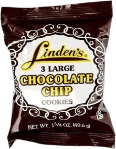 New Lindens Cookies 18 packs of 3 -Butter Crunch-Chocolate Chip-Fudge Chip - Picture 1 of 10