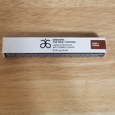 NWB Arbonne The Real Conceal Liquid Concealer (0.1 fl Oz)  Deep/Fonce - Image 1 of 4